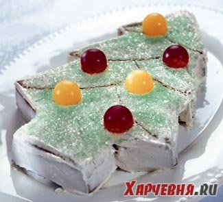 Миндальный кекс "Елочка"