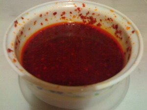 Острый соус из красного перца(пулбибера)